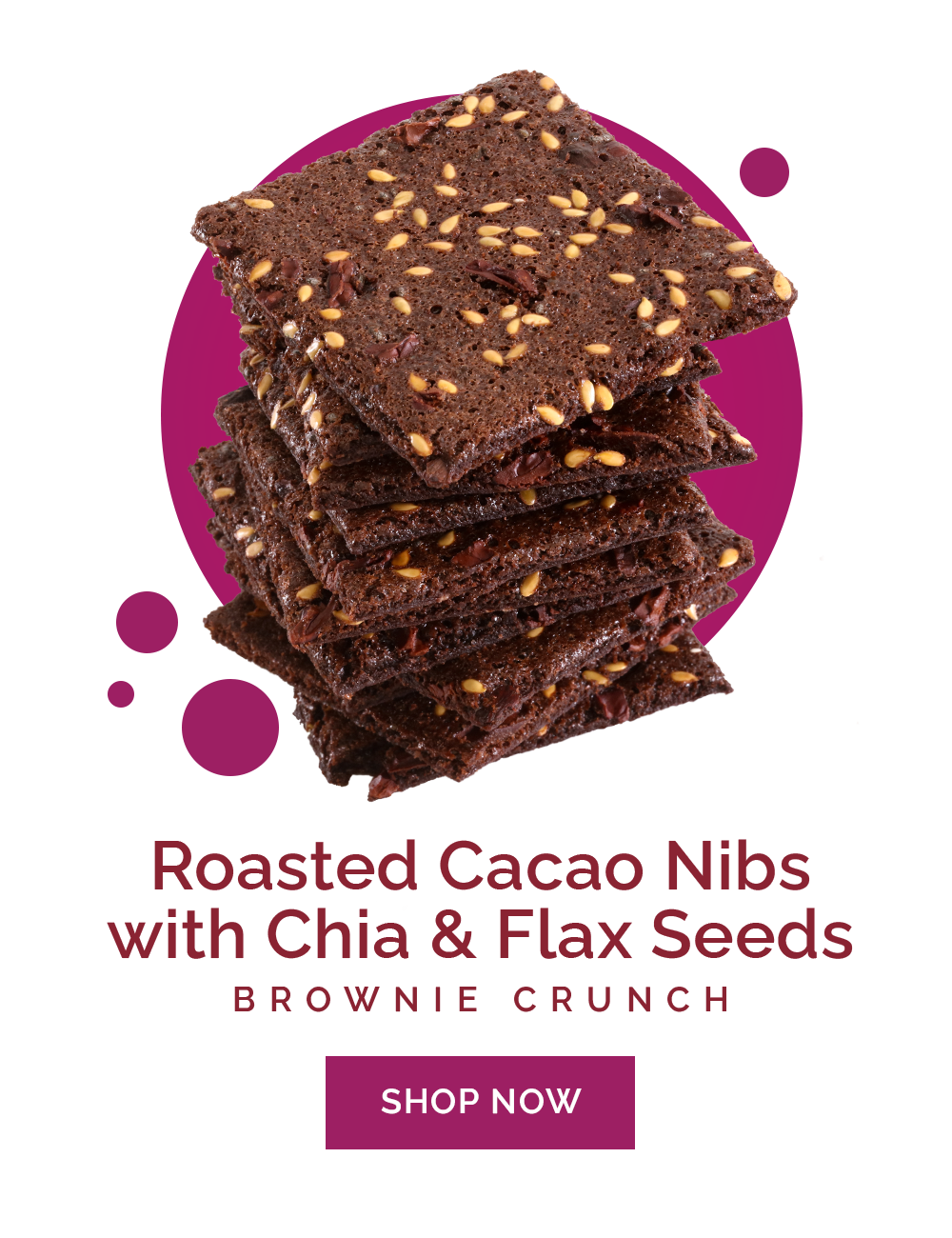 Snack Box Roasted Cacao Nibs Brownie Crunch